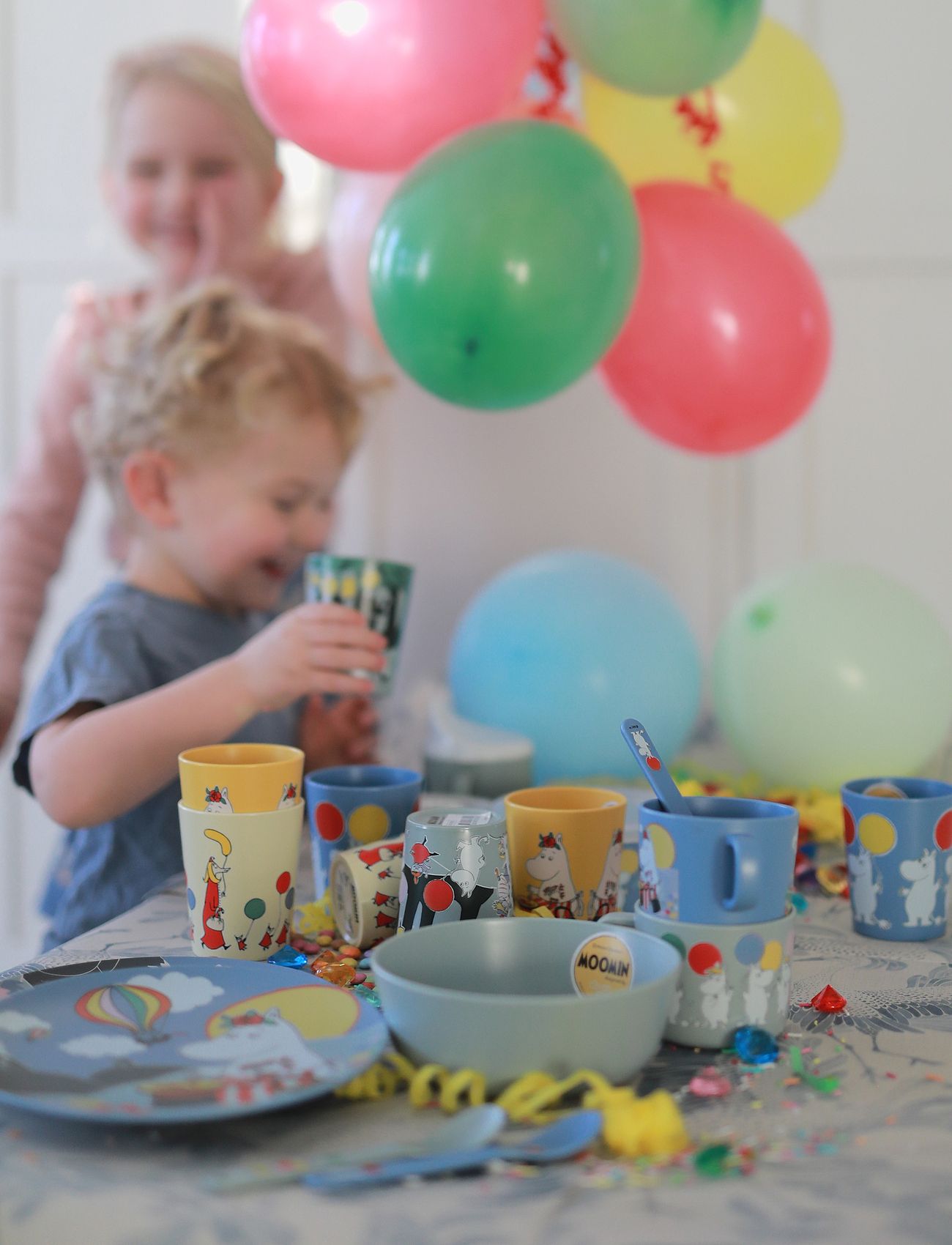 Rätt Start - Moomin Festivities, Collector`s Set Mugs, 4-pack - tassid ja kruusid - multi - 2