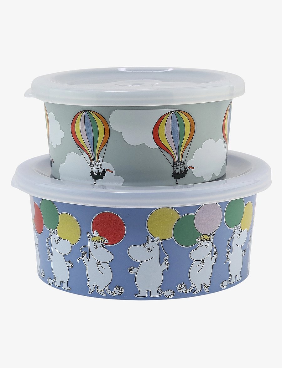 Rätt Start - Moomin Festivities, Snackbox, 2-pack - lõunasöögikarbid - multi - 0
