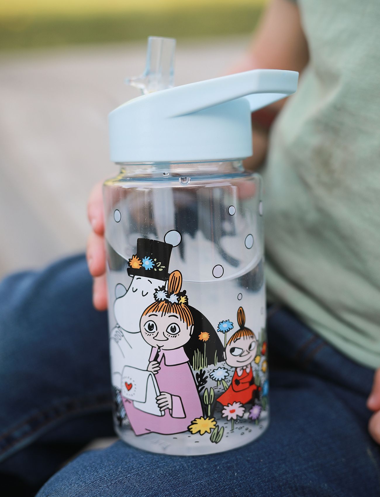 Rätt Start - Moomin Picknick, Waterbottle in plastic - wasserflaschen - multi - 1