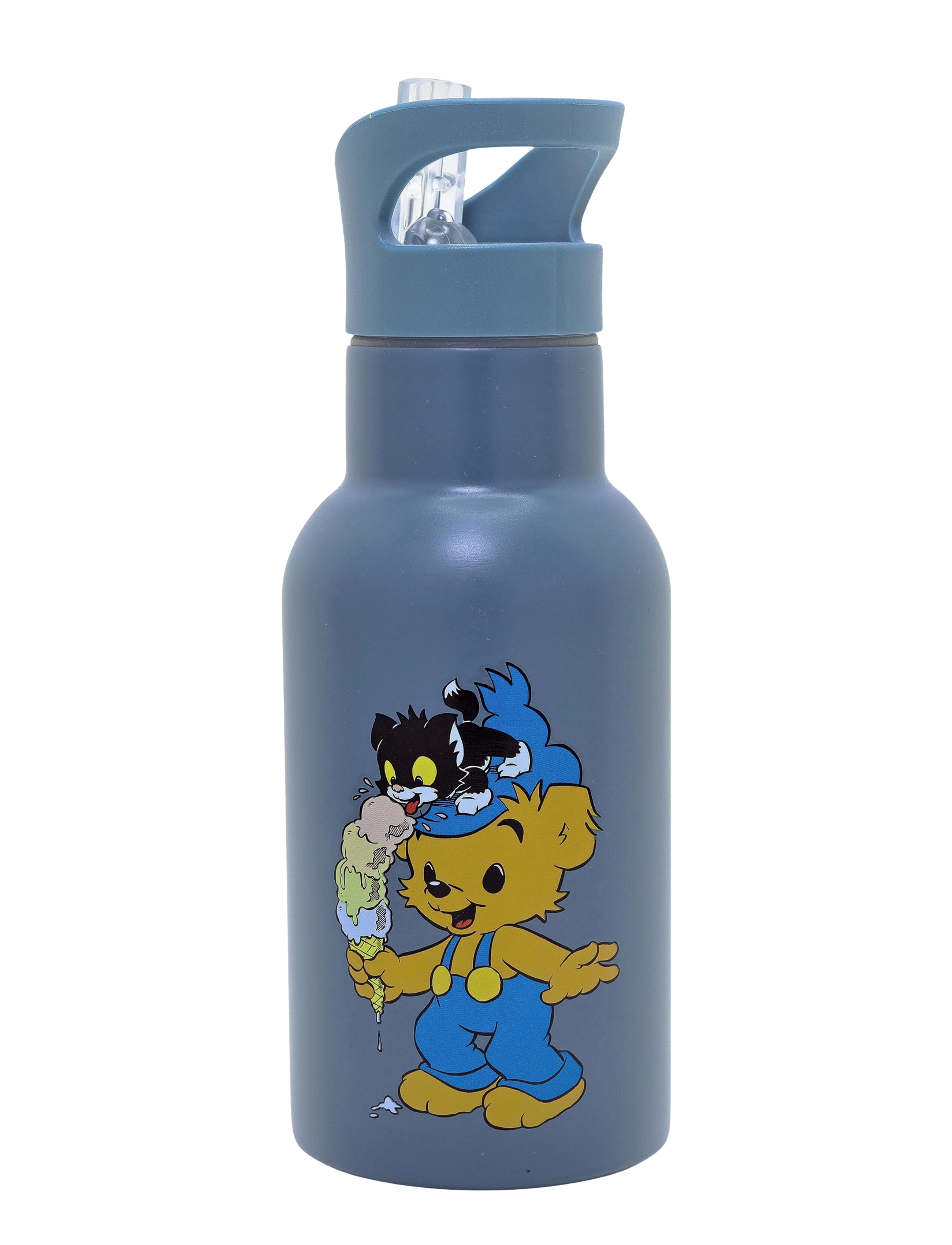 Rätt Start Bamse, Waterbottle, petrol-blue - 4 for 3 - PETROL BLUE / blue