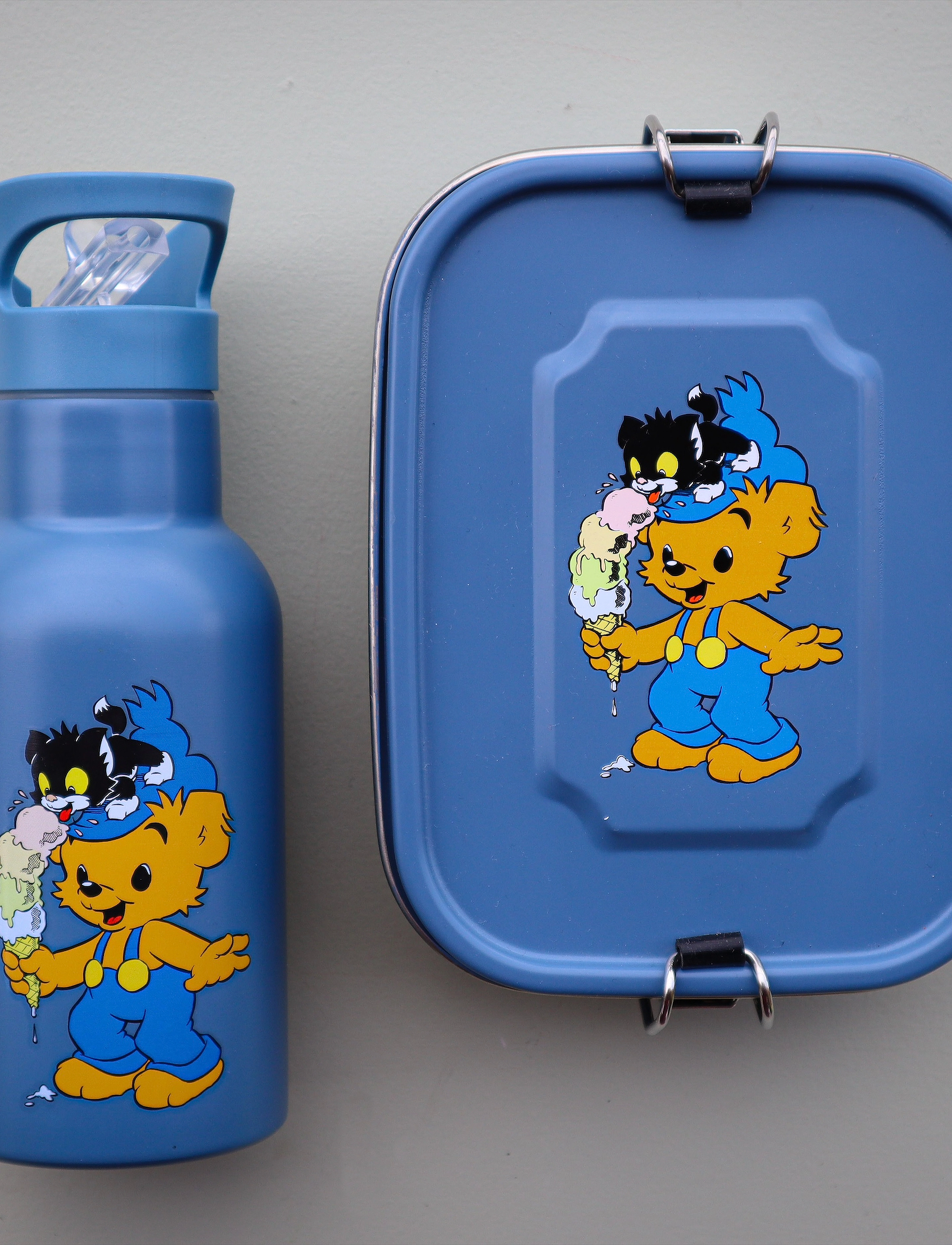 Rätt Start - Bamse, Waterbottle, petrol-blue - water bottles - petrol blue - 2