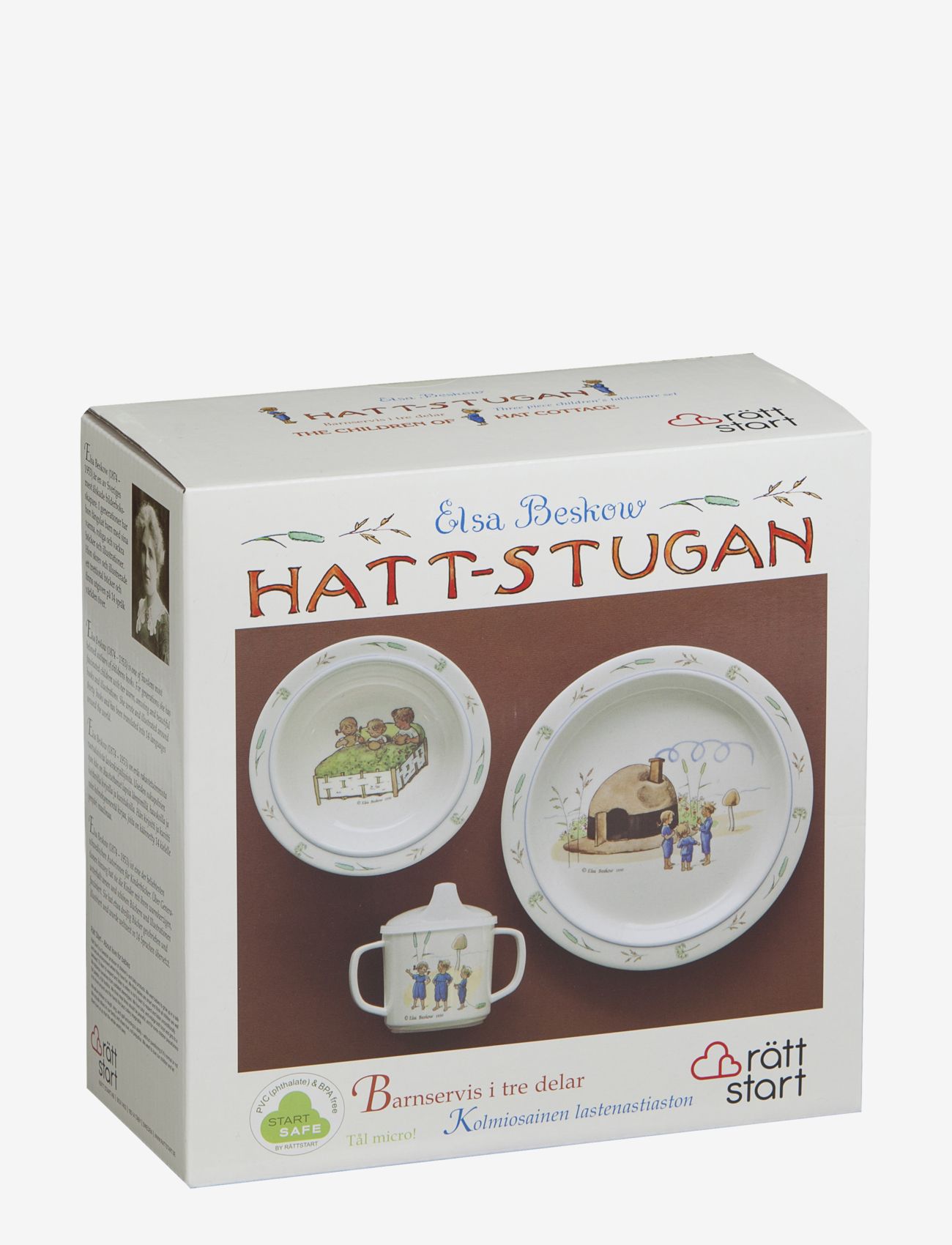 Rätt Start - Elsa Beskow Hat cottage, giftbox, 3 pcs - multi - 1