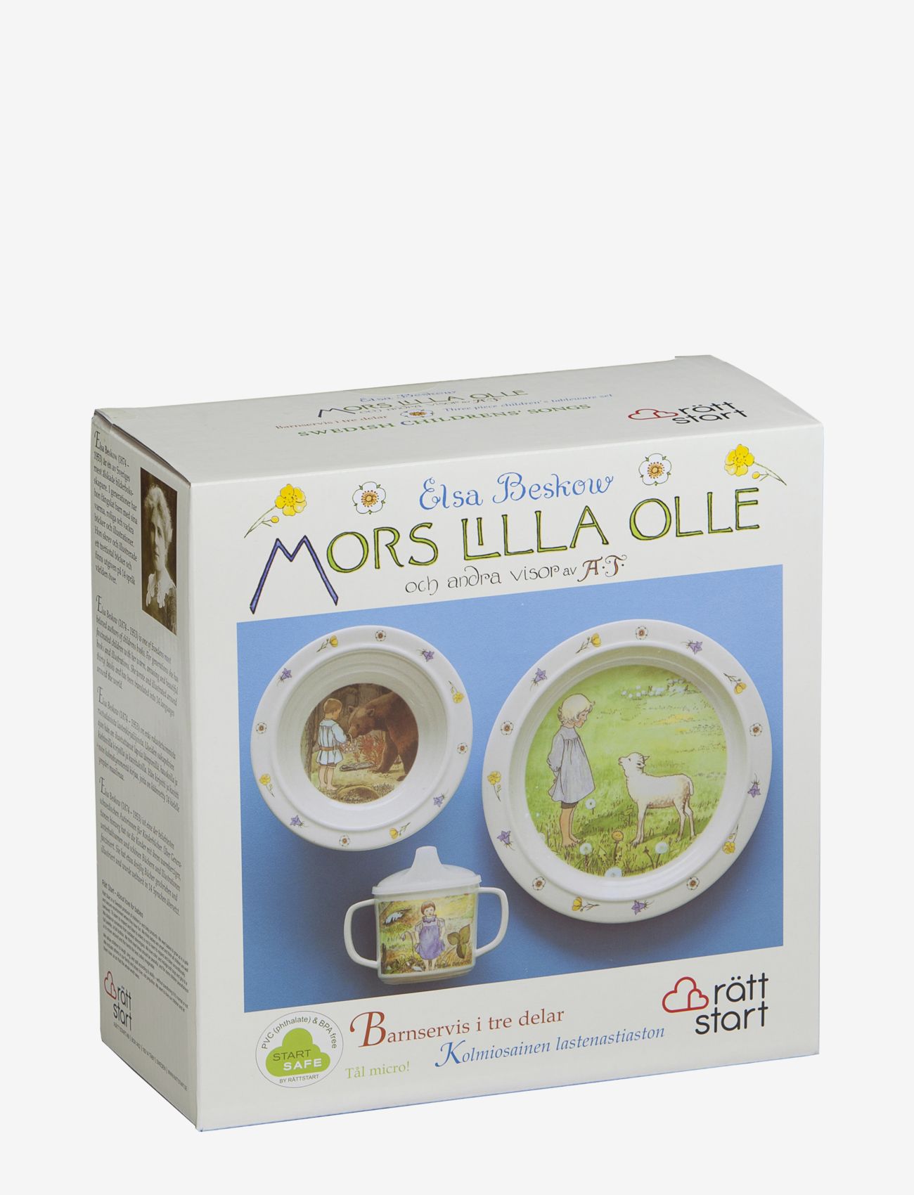 Rätt Start - Elsa Beskow Swedish children`s songs, giftbox, 3 pcs - multi - 2