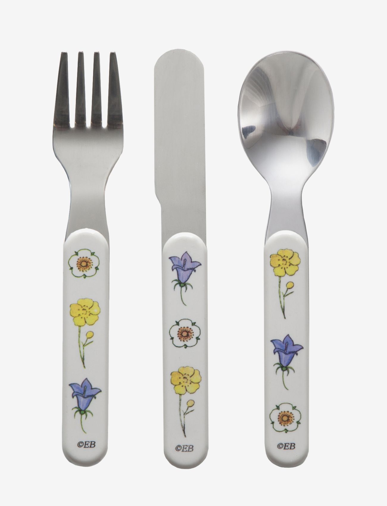 Rätt Start Elsa Beskow, cutlery, 3-part - Söögiaeg - SWEDISH CHILDREN'S SONGS / multi