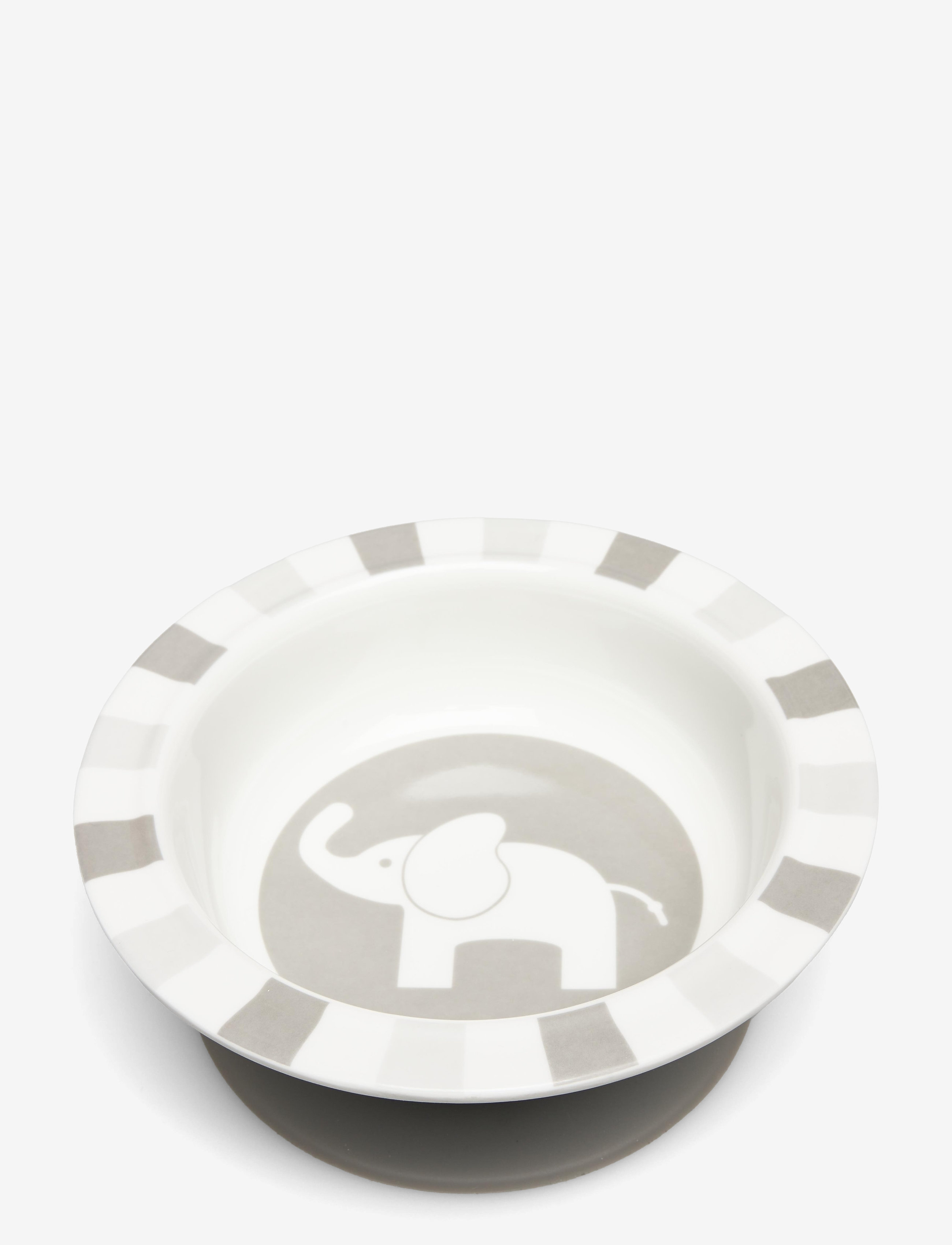 Rätt Start - Elephant, bowl and cup, blue - trauku komplekti - grey - 2