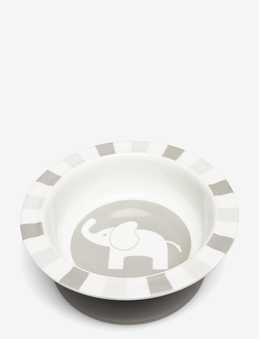 Rätt Start - Elephant, bowl and cup, grey - lauanõude komplektid - grey - 2