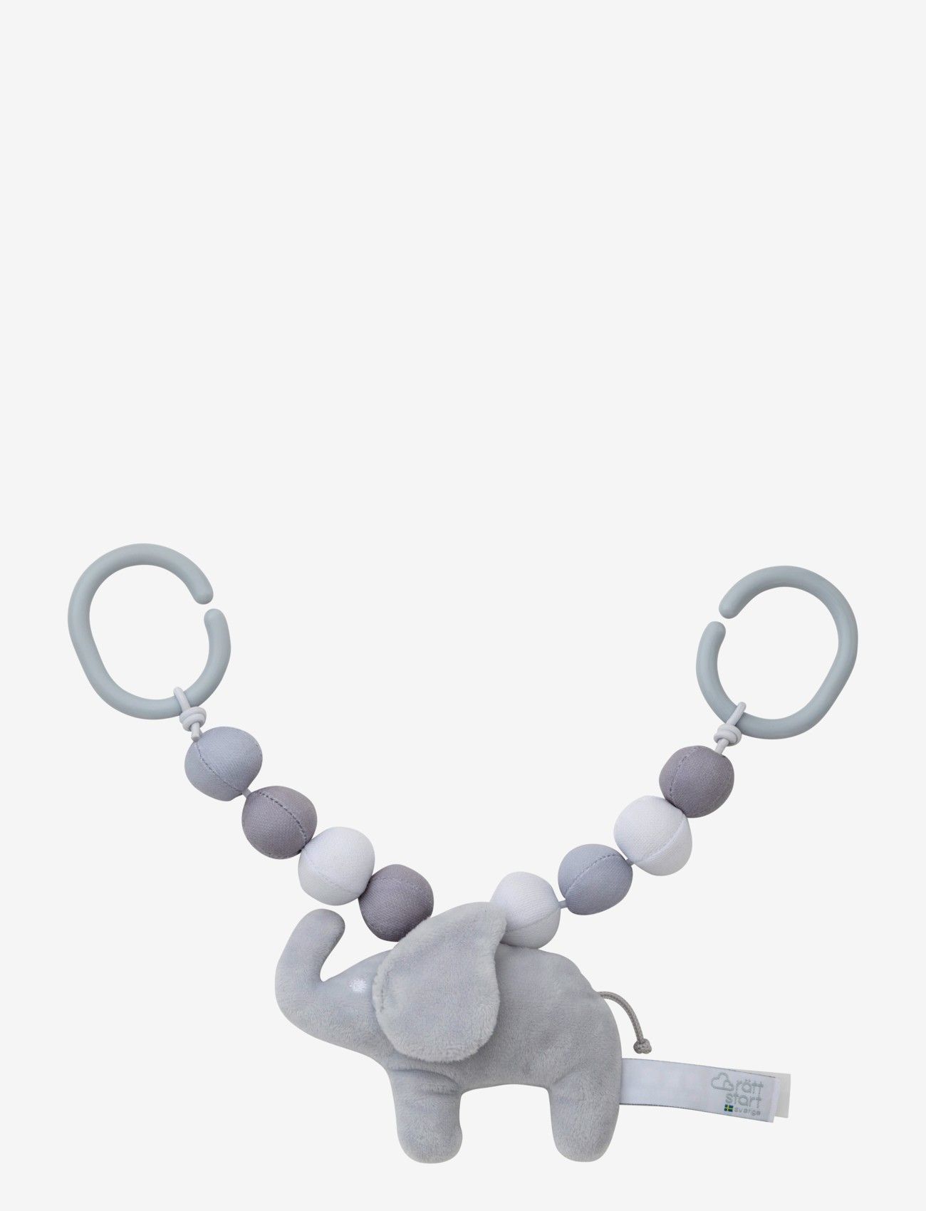 Rätt Start - Elephant, pram toy, grey - grey - 0