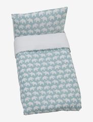 Elephant ECO, bed set, crib, blue - BLUE