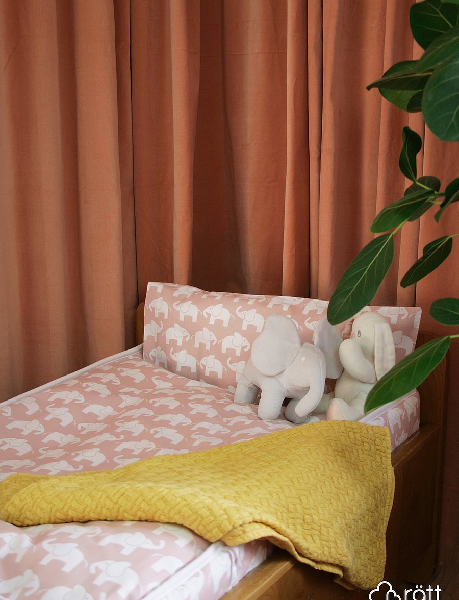 Rätt Start - Elephant ECO, bumper, pink - pink - 0
