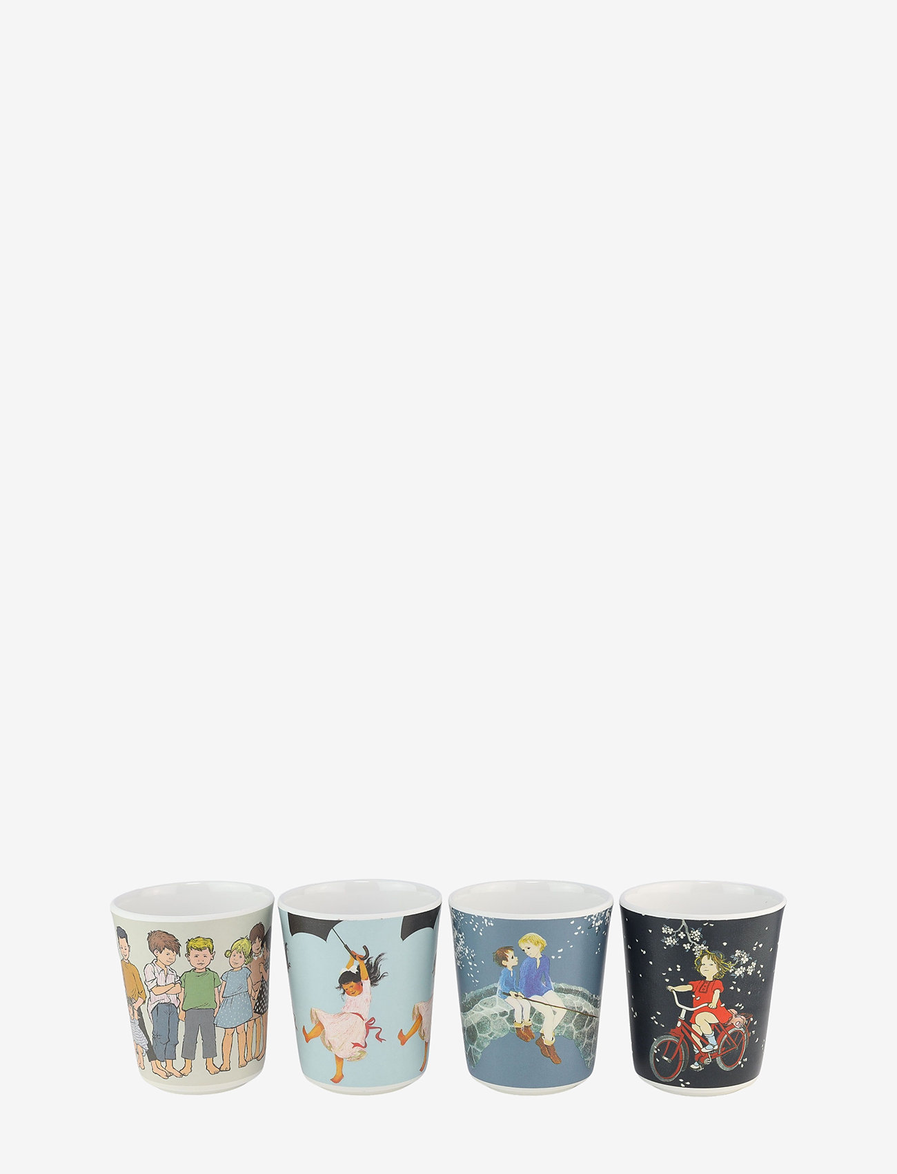 Rätt Start - Astrid, Collector`s Set Mugs, 4-pack - cups & mugs - multi - 1