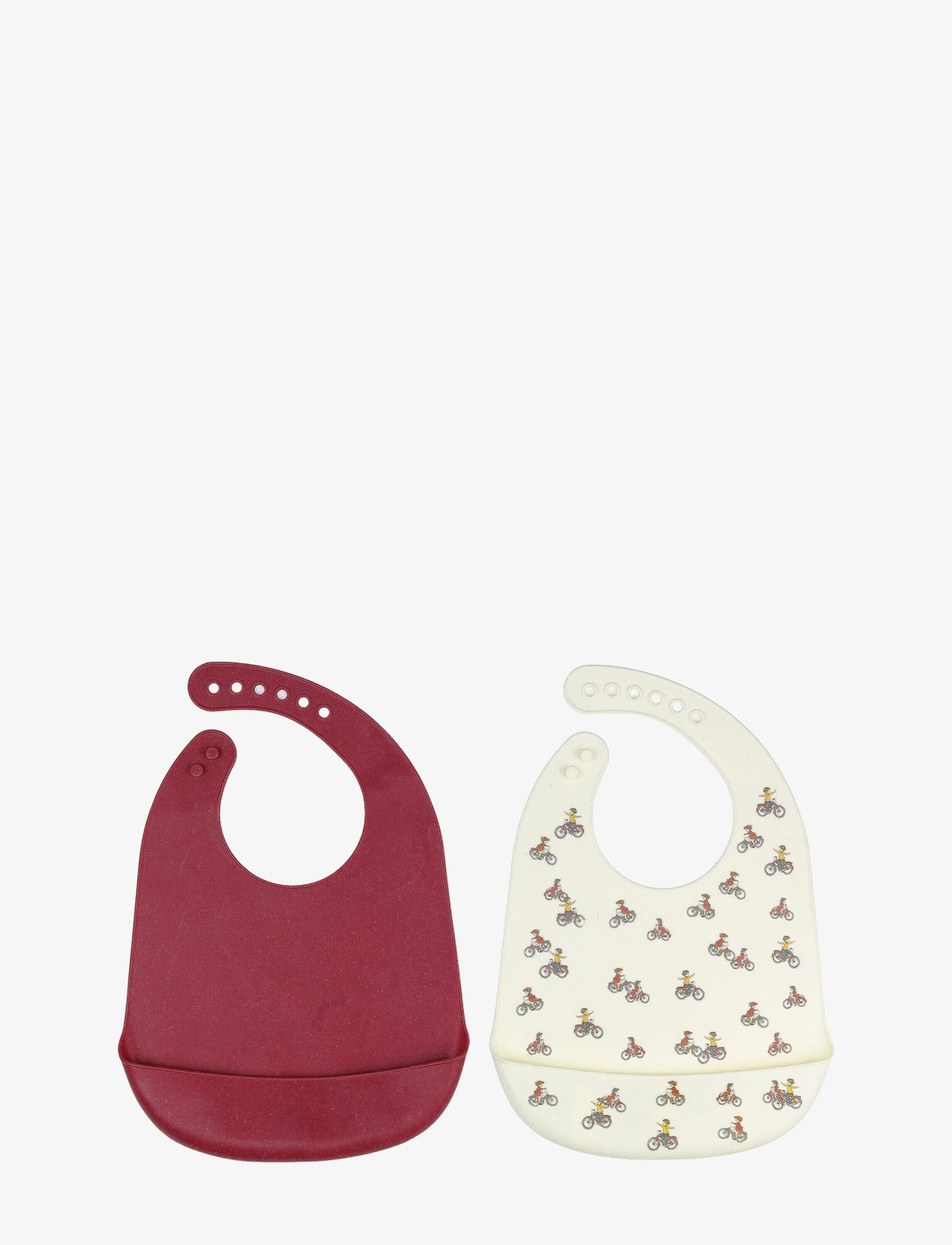 Rätt Start Lotta On Troublemaker Street, Bibs In Silicon, 2-Pack, One Size, Multi/patterned, Hagesmække > Hagesmække Uden Ærmer, Børn