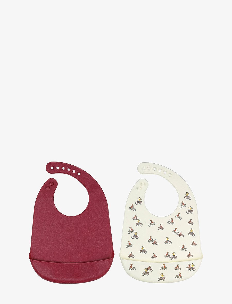 Rätt Start - Lotta on Troublemaker Street, Bibs in silicon, 2-pack - Ärmellose lätzchen - multi - 0