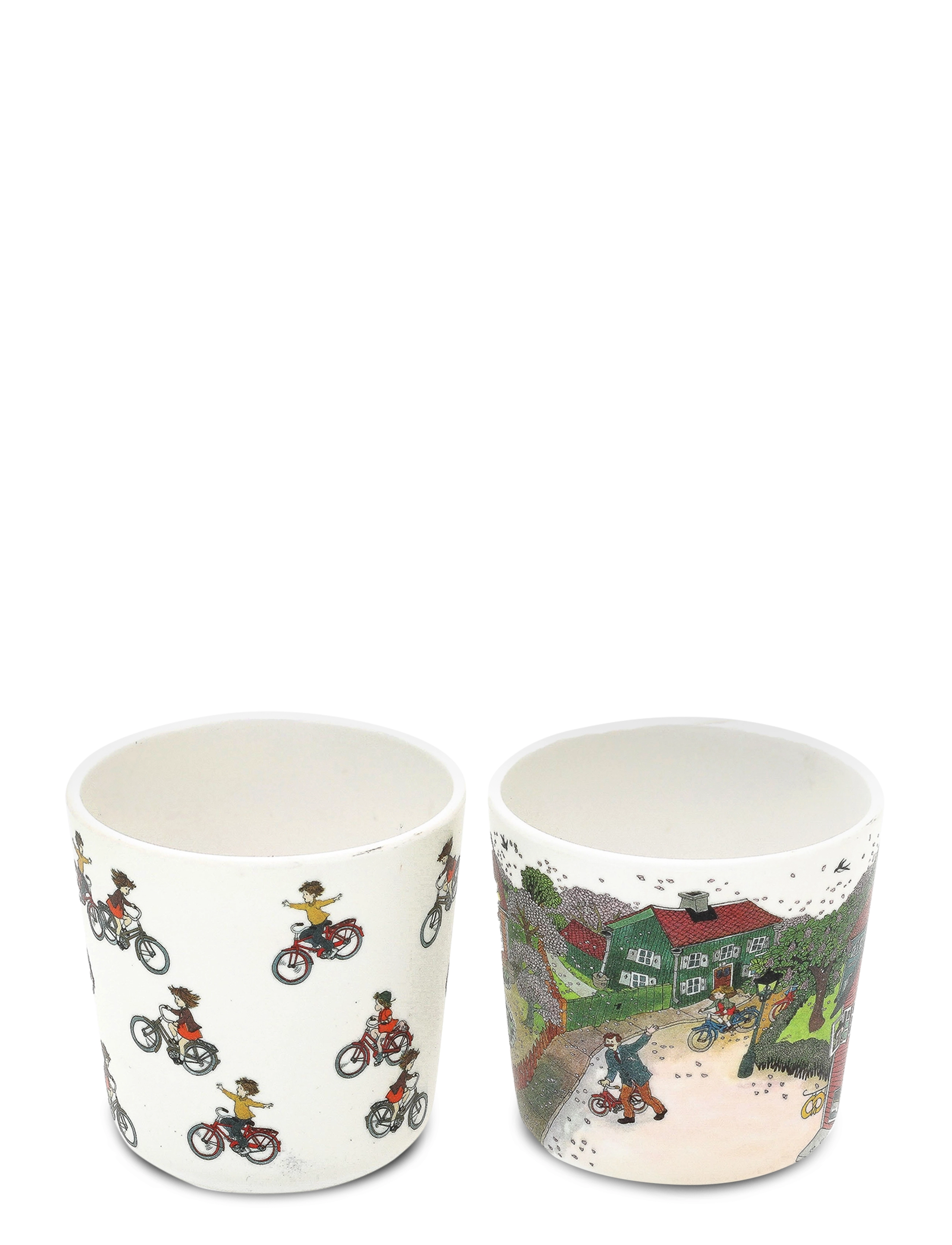 RÄTT START Lotta On Troublemaker Street, Mugs, 2-Pcs Patterned - 200 Ml - Kinder