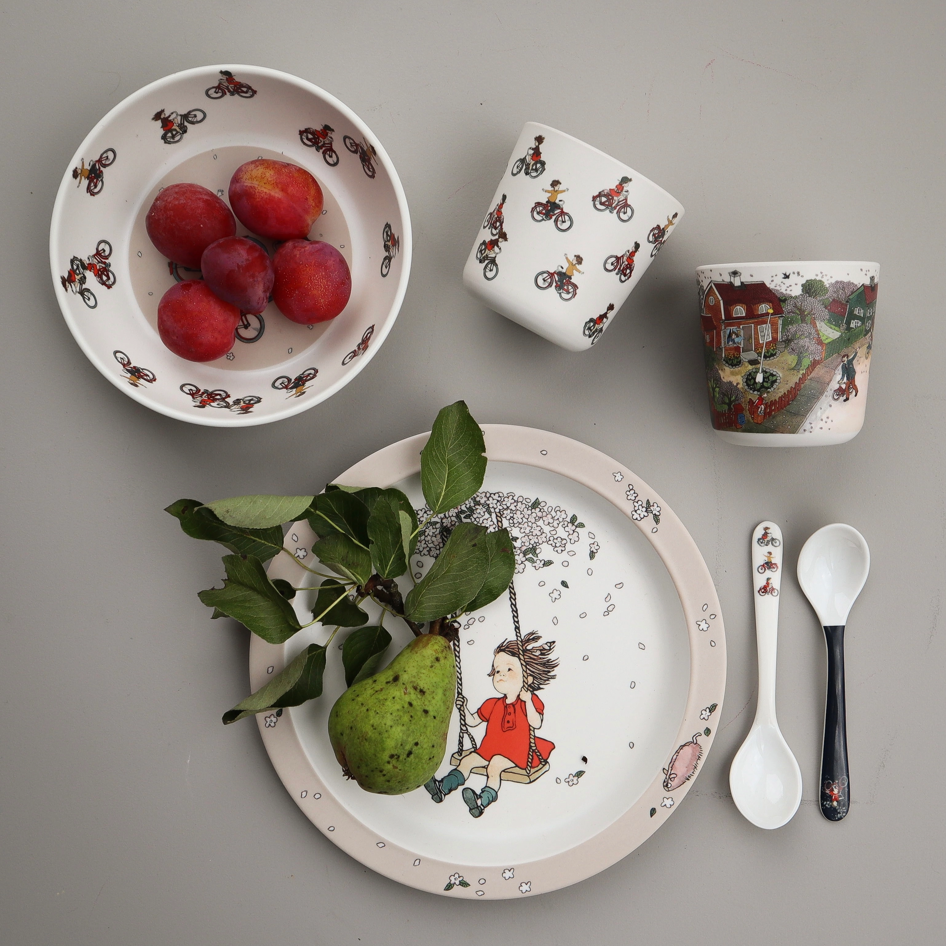 Rätt Start Lotta On Troublemaker Street, Mugs, 2-Pcs, 200 ml, Multi/patterned, Kopper & Krus > Kopper, Børn