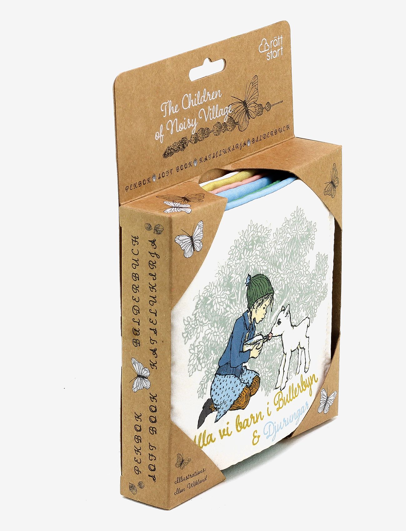 Rätt Start - The Children of Noisy Village, Soft Book - interaktivt legetøj - multi - 3