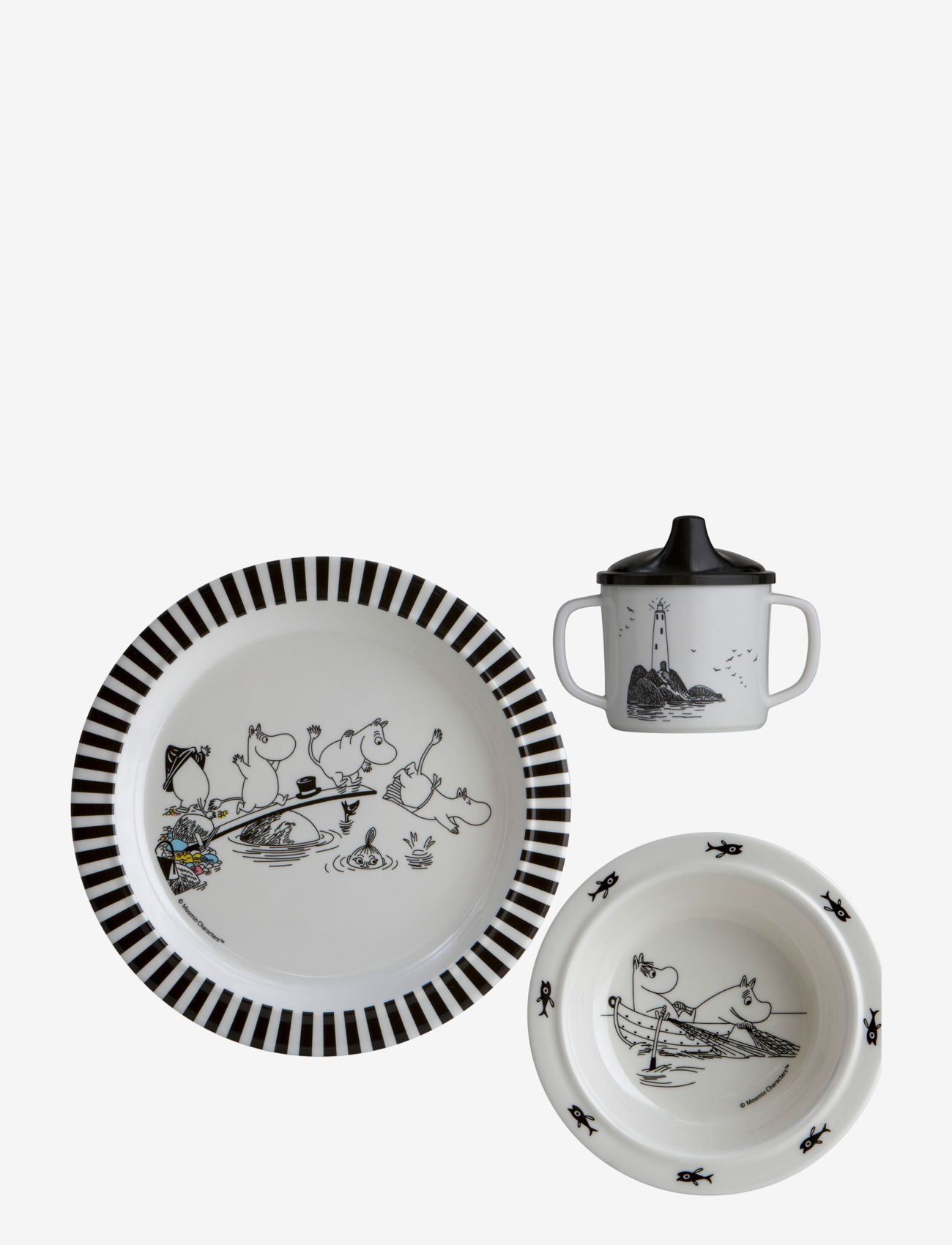 Rätt Start - Moomin Water and bath, giftbox, 3 pcs - white - 1