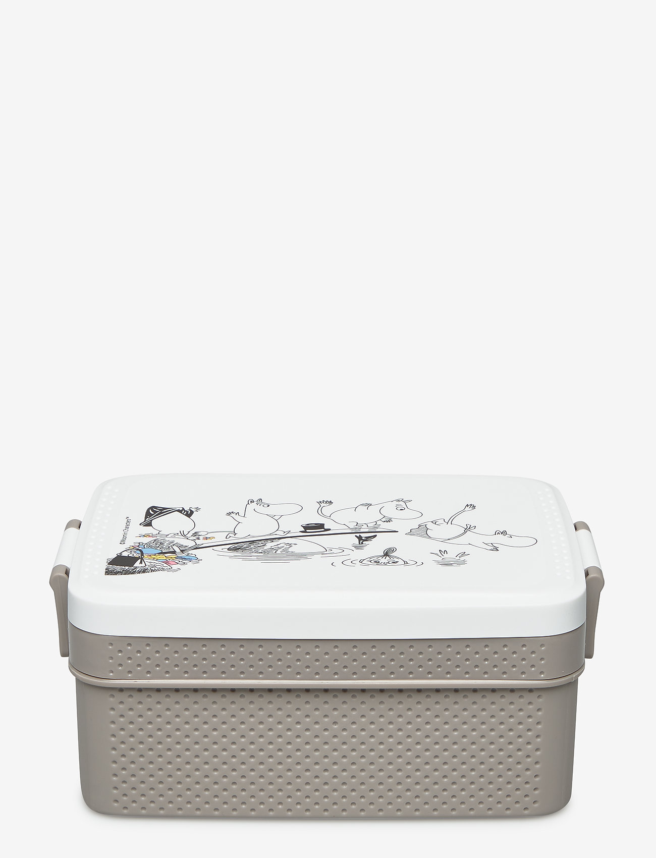 Rätt Start - Moomin, lunchbox, grey - madkasser - grey - 0