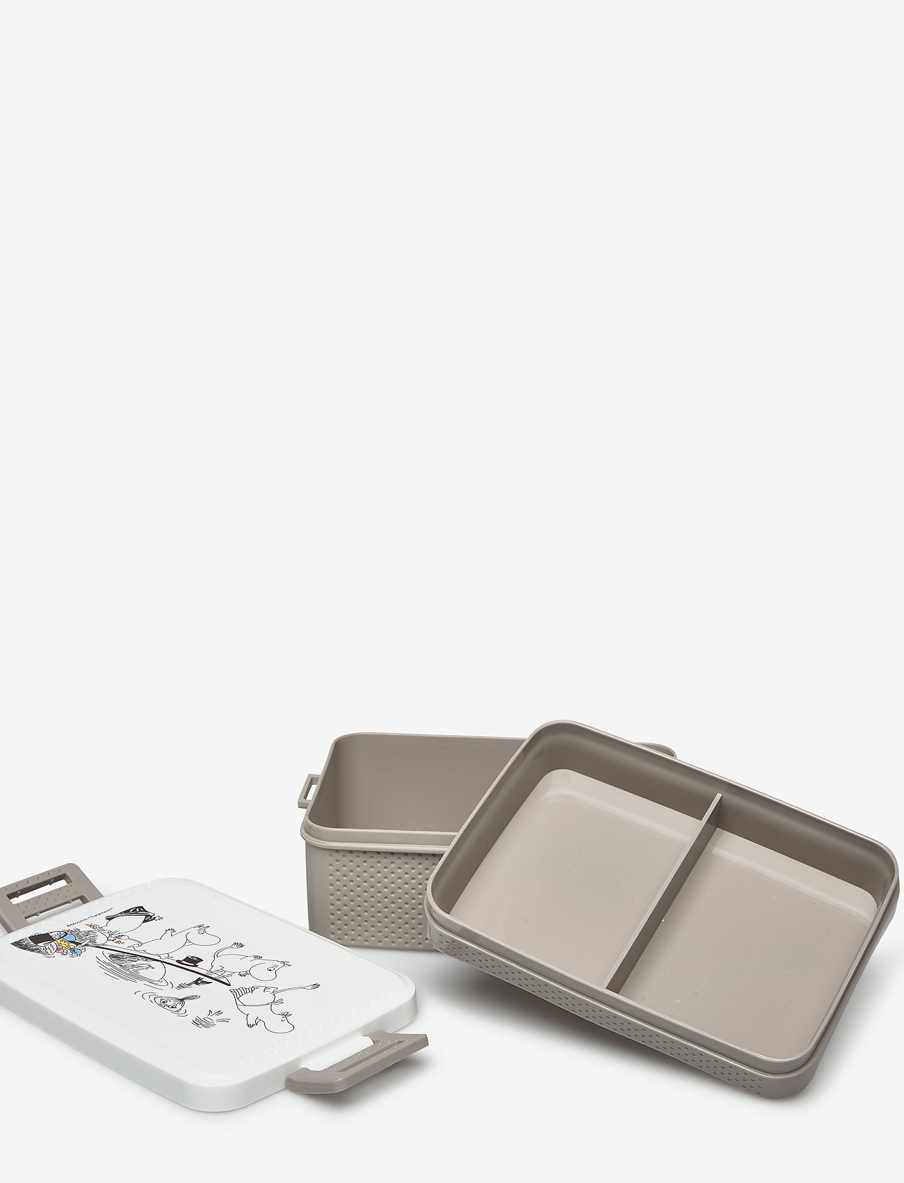 Rätt Start - Moomin, lunchbox, grey - madkasser - grey - 1
