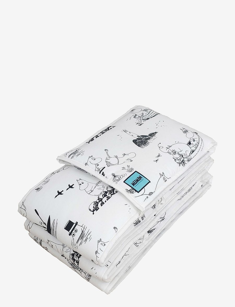 Rätt Start - Moomin ECO, bumper, black/white - white - 0