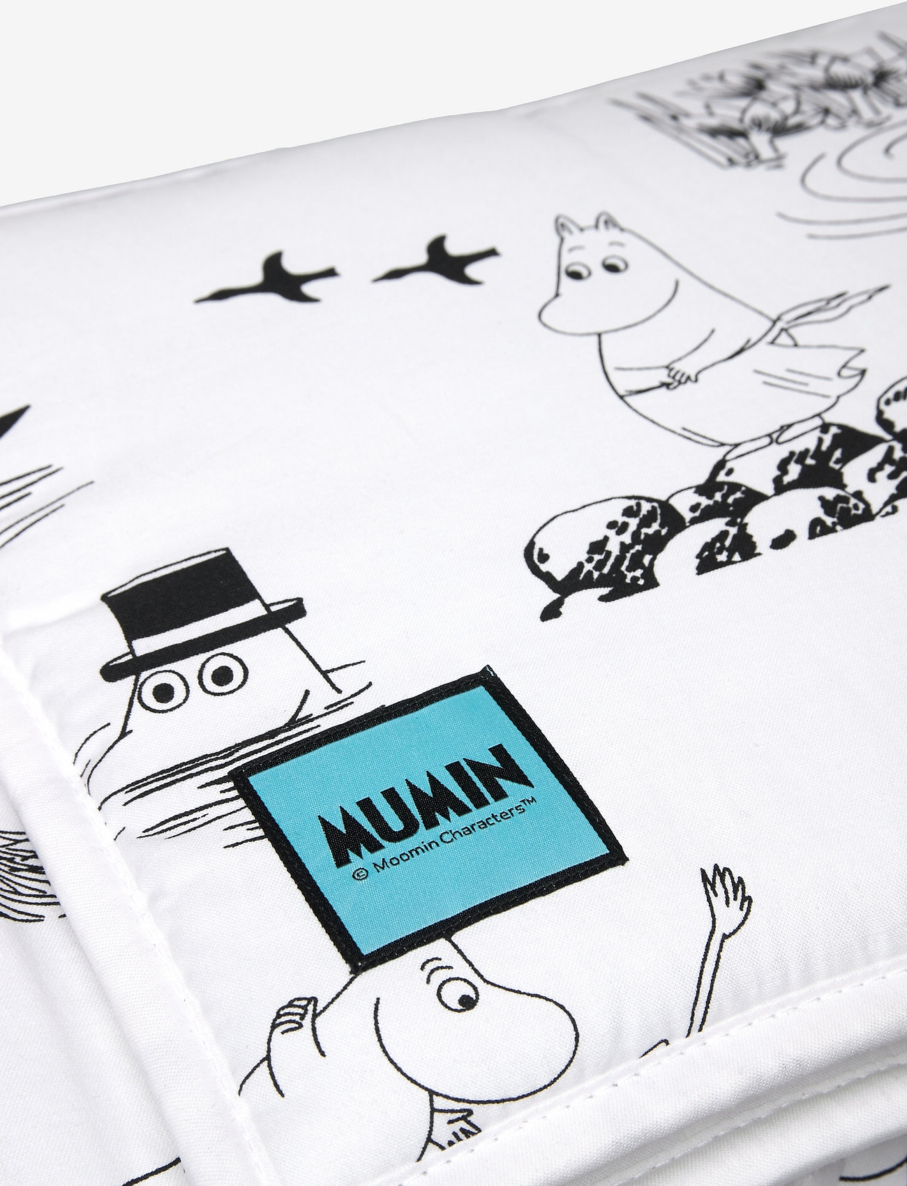 Rätt Start - Moomin ECO, bumper, black/white - white - 1