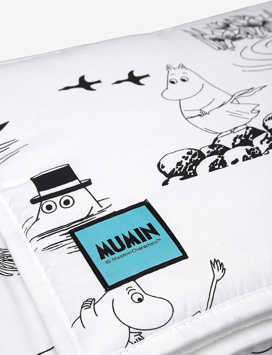 Rätt Start - Moomin ECO, bumper, black/white - white - 1