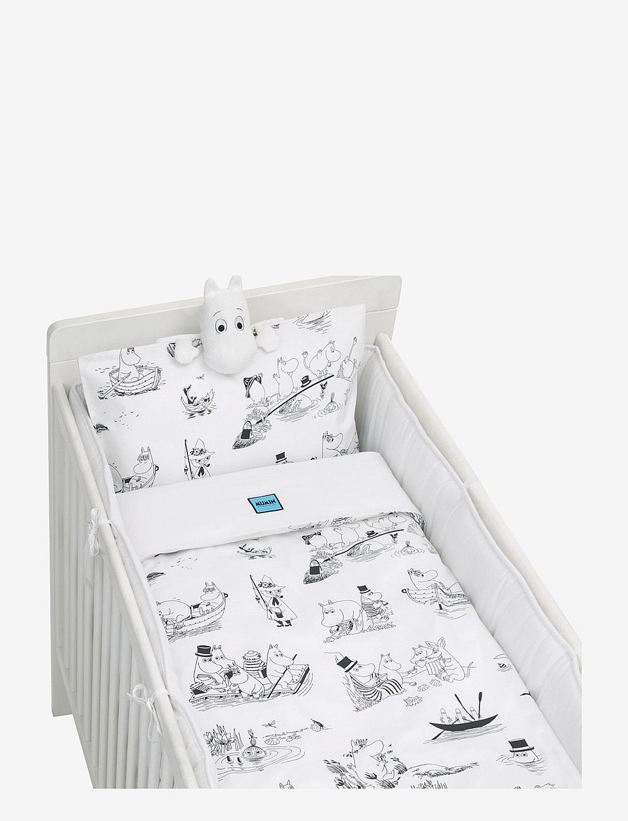 Rätt Start - Moomin ECO, bumper, white - white - 1