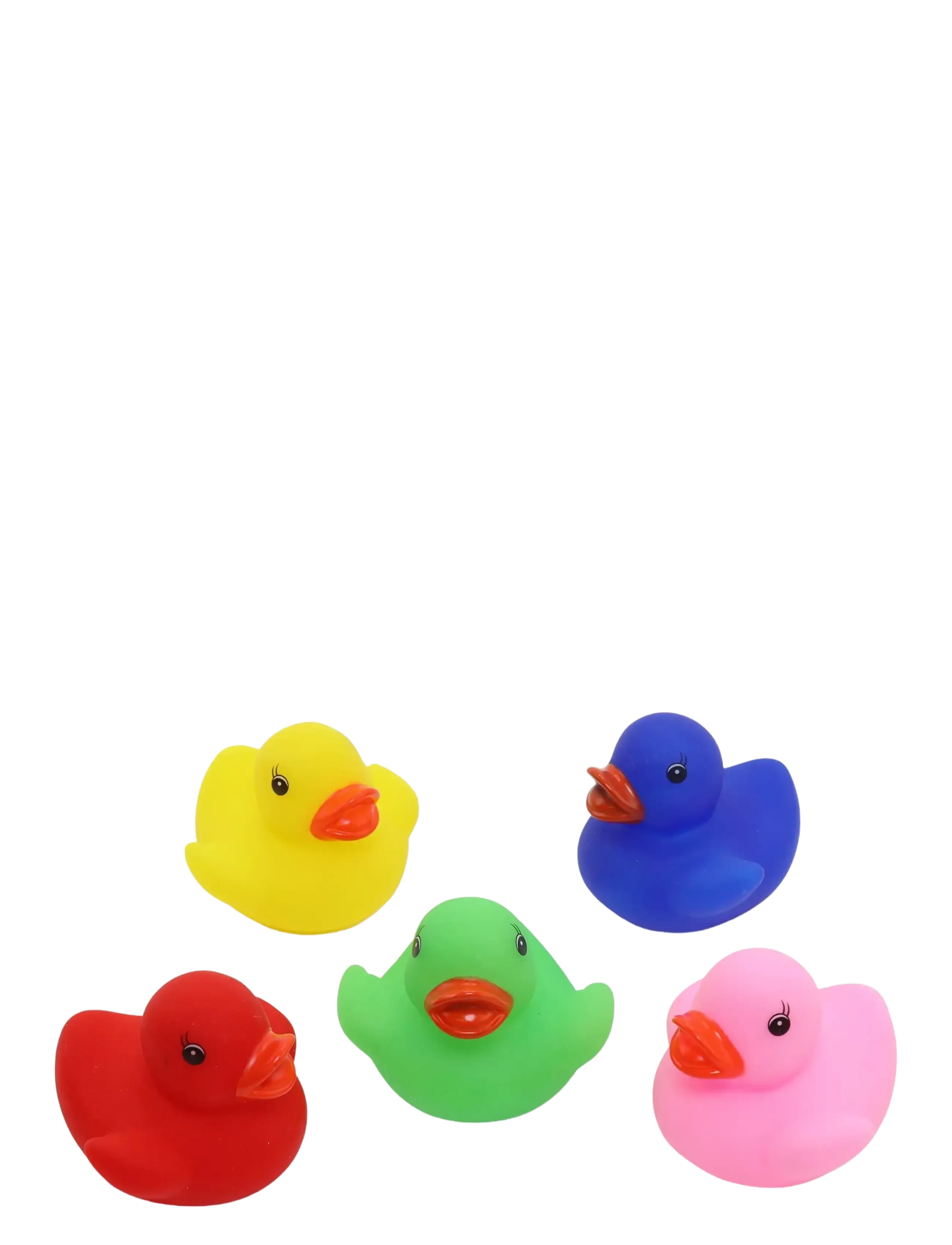 Rätt Start Bathtoys, Rainbow Ducks, 5-pack - App deal - MULTI / yellow