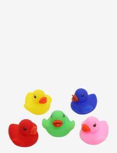 Bathtoys, Rainbow Ducks, 5-pack, Rätt Start