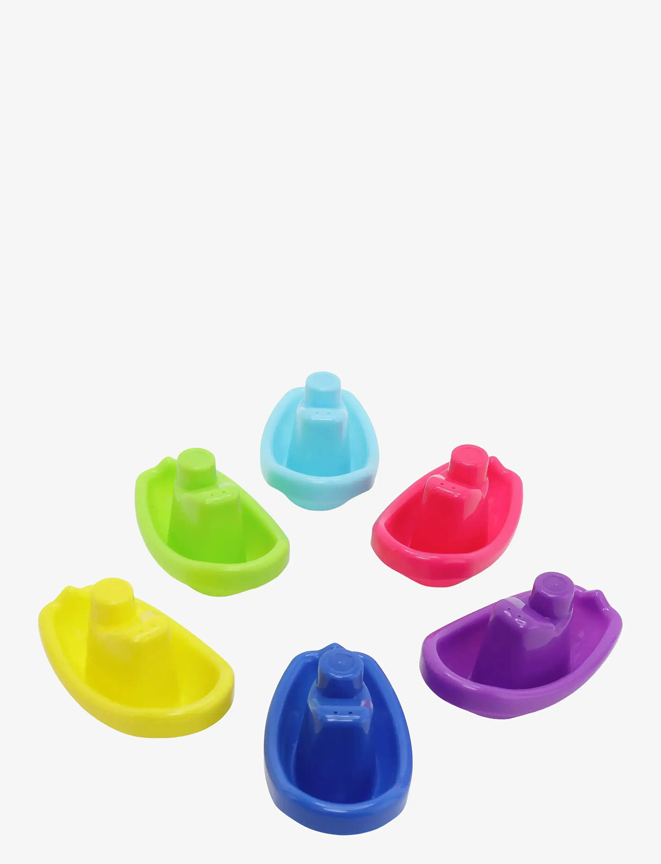 Rätt Start - Bathtoys, Boats, 6-pack - badelegetøj - multi - 1