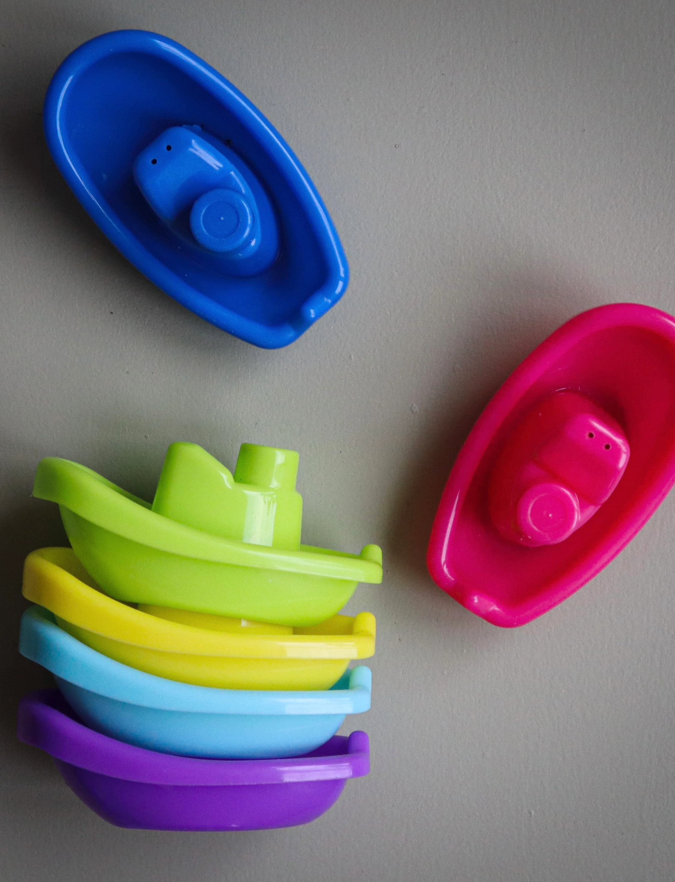 Rätt Start - Bathtoys, Boats, 6-pack - badelegetøj - multi - 3