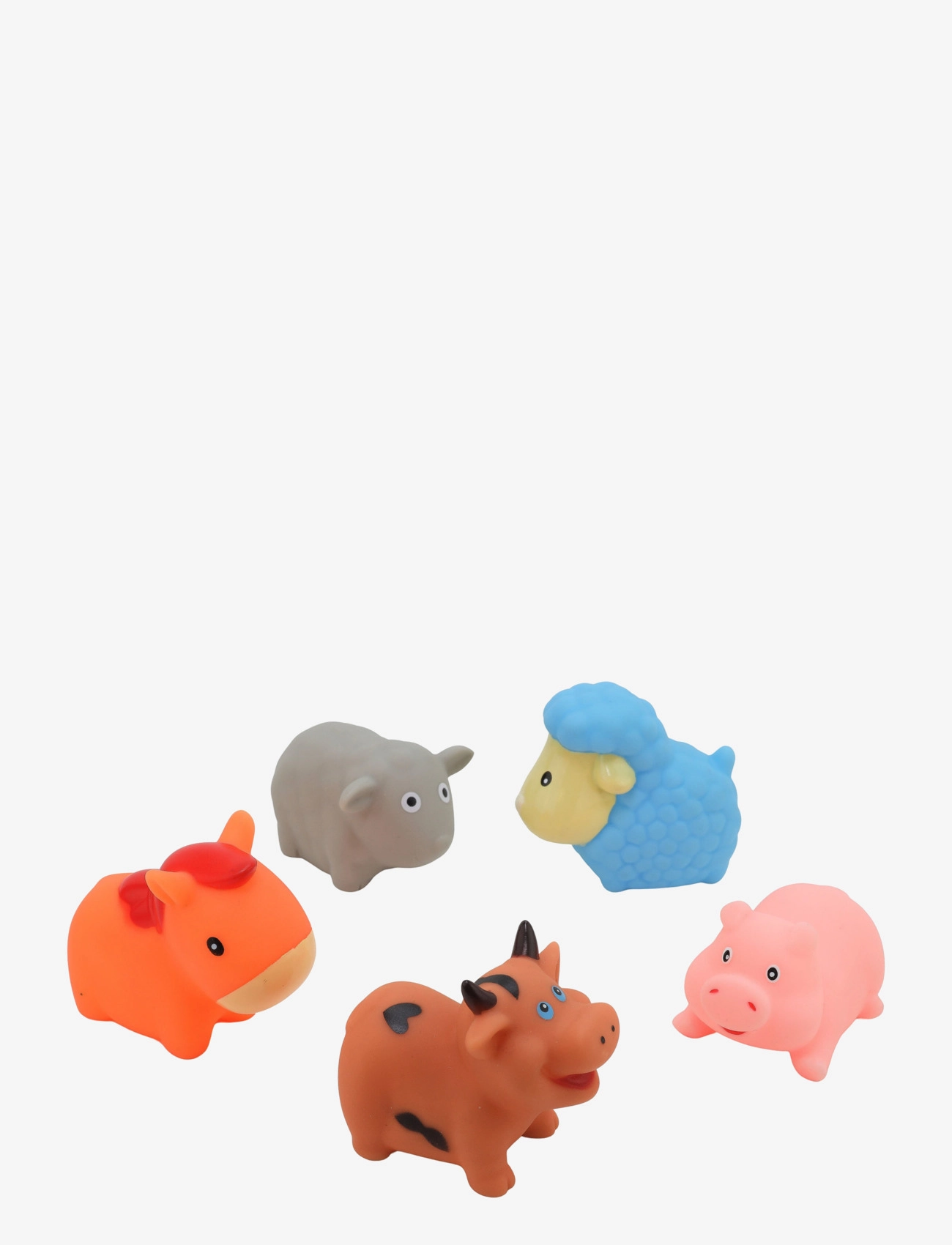 Rätt Start - Bathtoys, Farm Animals, 5-pack - badelegetøj - multi - 1