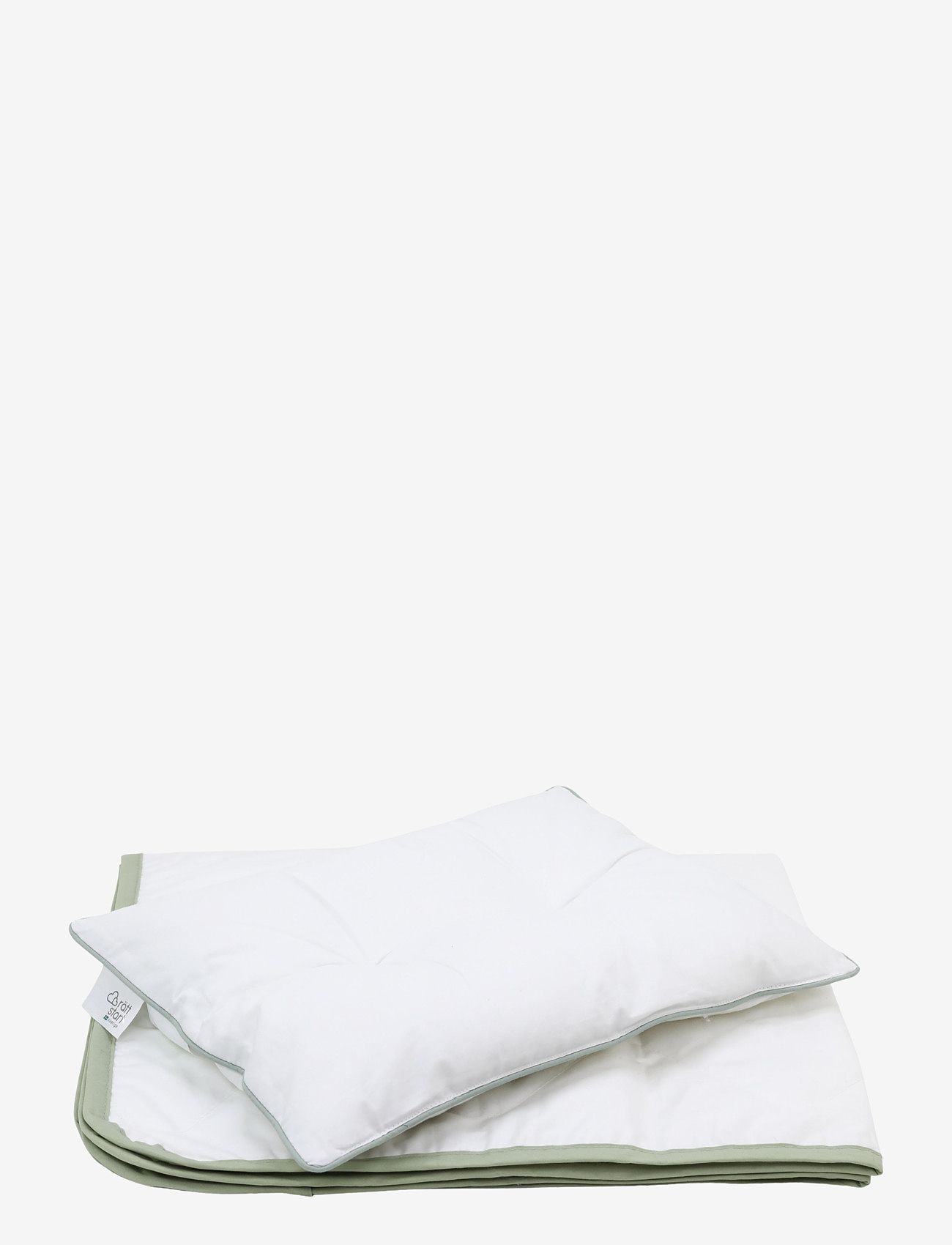 Rätt Start - E-Packages, Duvet+Pillow, cribbed - 1 TOG - sengetid - white - 0