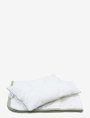 E-Packages, Duvet+Pillow, cribbed - 1 TOG - WHITE