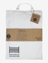 Rätt Start - E-Packages, Duvet+Pillow, cribbed - 1 TOG - sengetid - white - 2