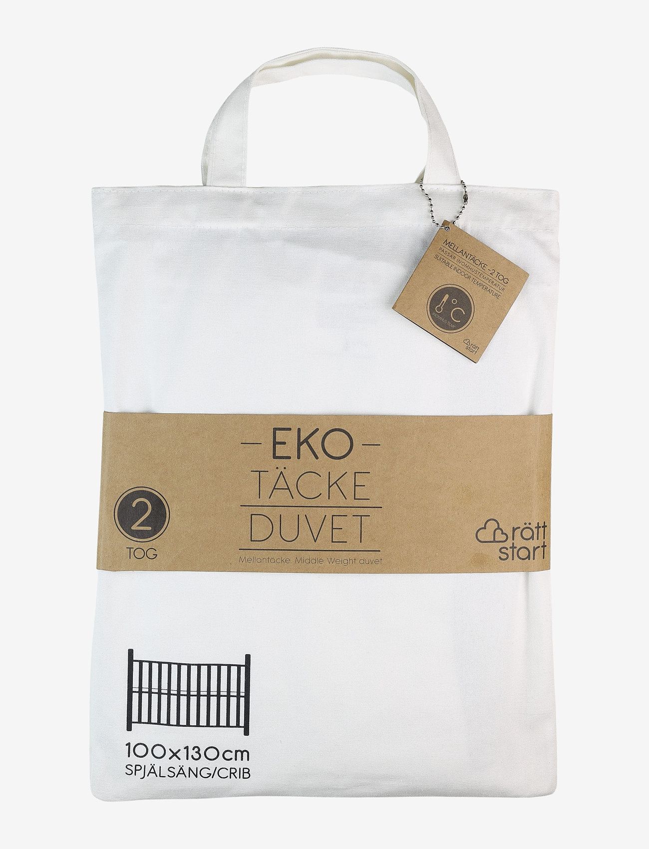Rätt Start - E-Packages, Duvet+Pillow, cribbed - 2 TOG - sleep - white - 2