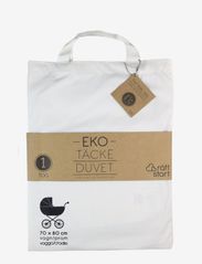 Rätt Start - E-Packages, Duvet+Pillow, pram/cradle- 1 TOG - påslakanset - white - 2