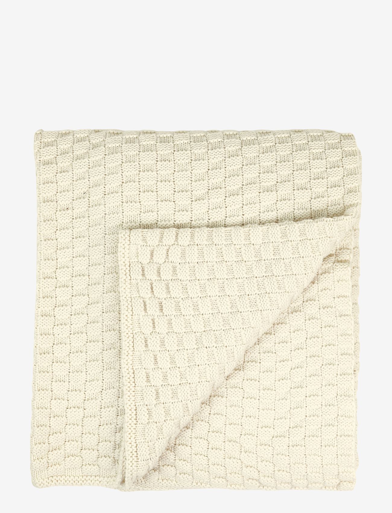 Rätt Start - Tax ECO, blanket, blue/grey - babytæpper - creme - 0