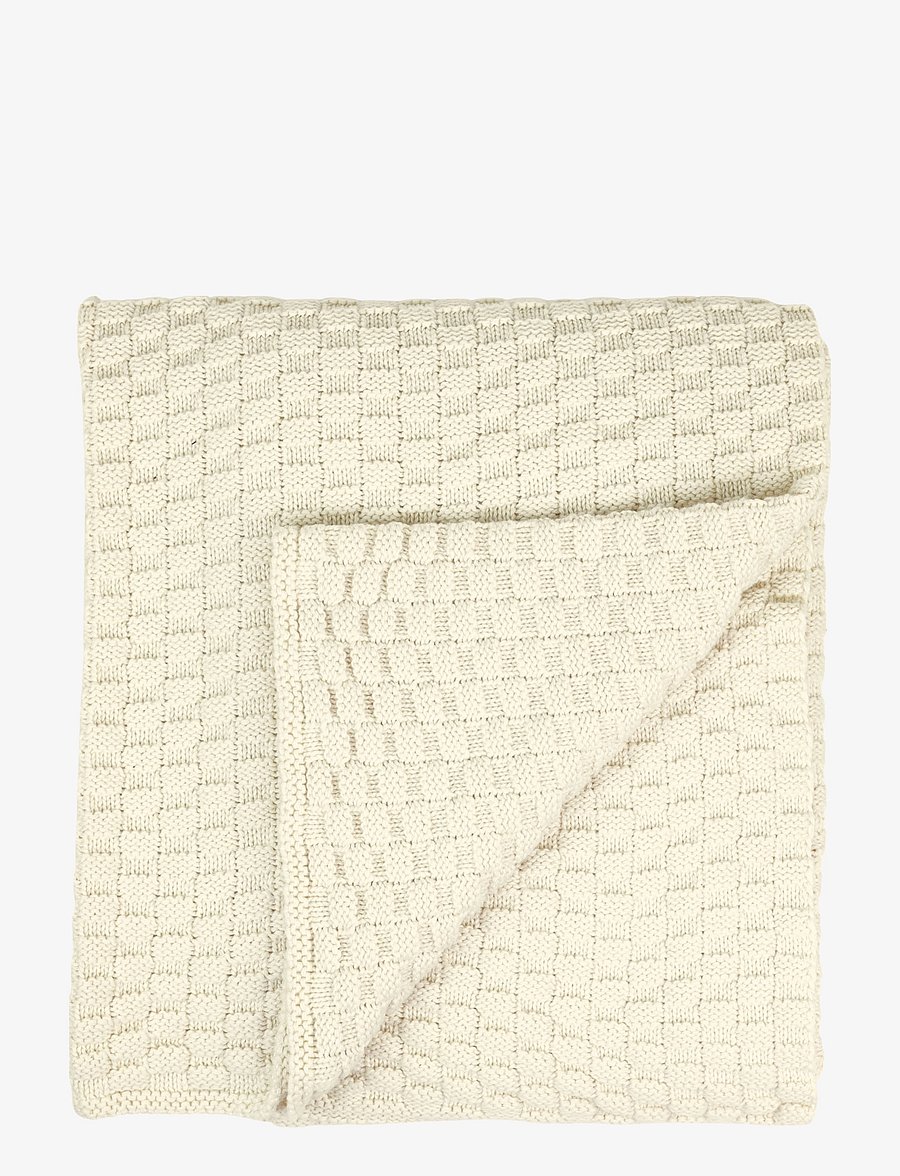 Rätt Start - Tax ECO, blanket, blue/grey - kocyki dla niemowląt - creme - 0
