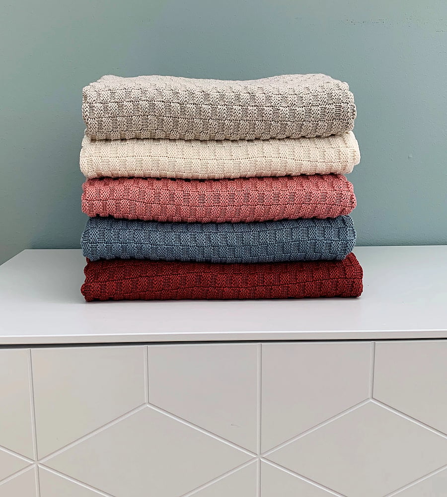 Rätt Start - Tax ECO, blanket, blue/grey - kocyki dla niemowląt - creme - 1