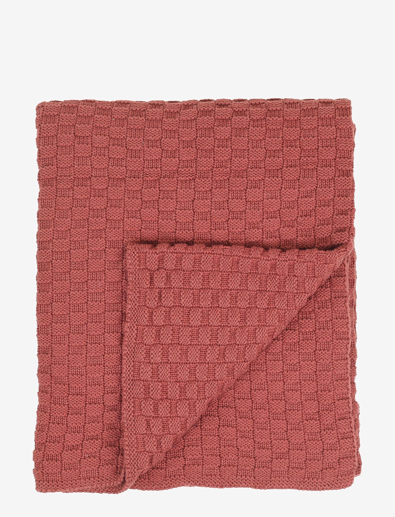 Rätt Start - Tax ECO, blanket, blue/grey - babytæpper - roast red - 0
