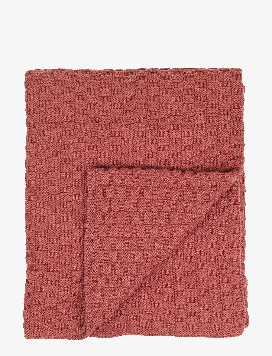Rätt Start - Tax ECO, blanket, blue/grey - babydecken - roast red - 0