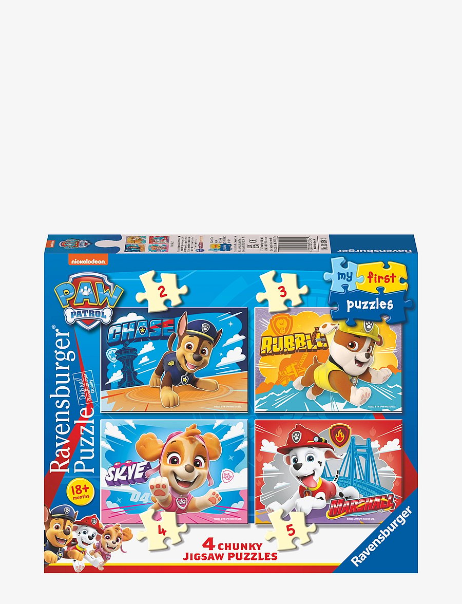 Ravensburger - Paw patrol My First Puzzle 2/3/4/5p - klassísk púsl - multi coloured - 0