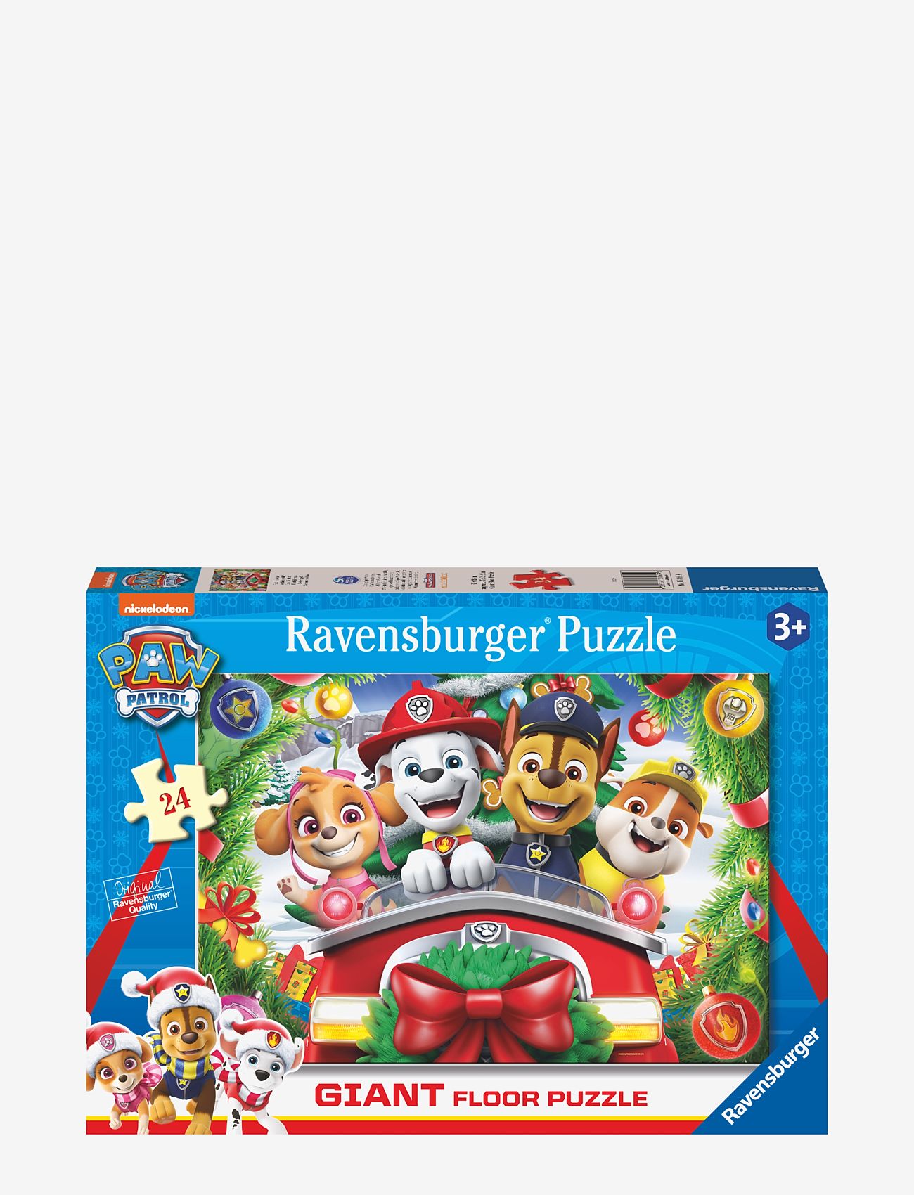 Ravensburger - Paw Patrol Christmas Giant 24p - klassiska pussel - multi coloured - 0