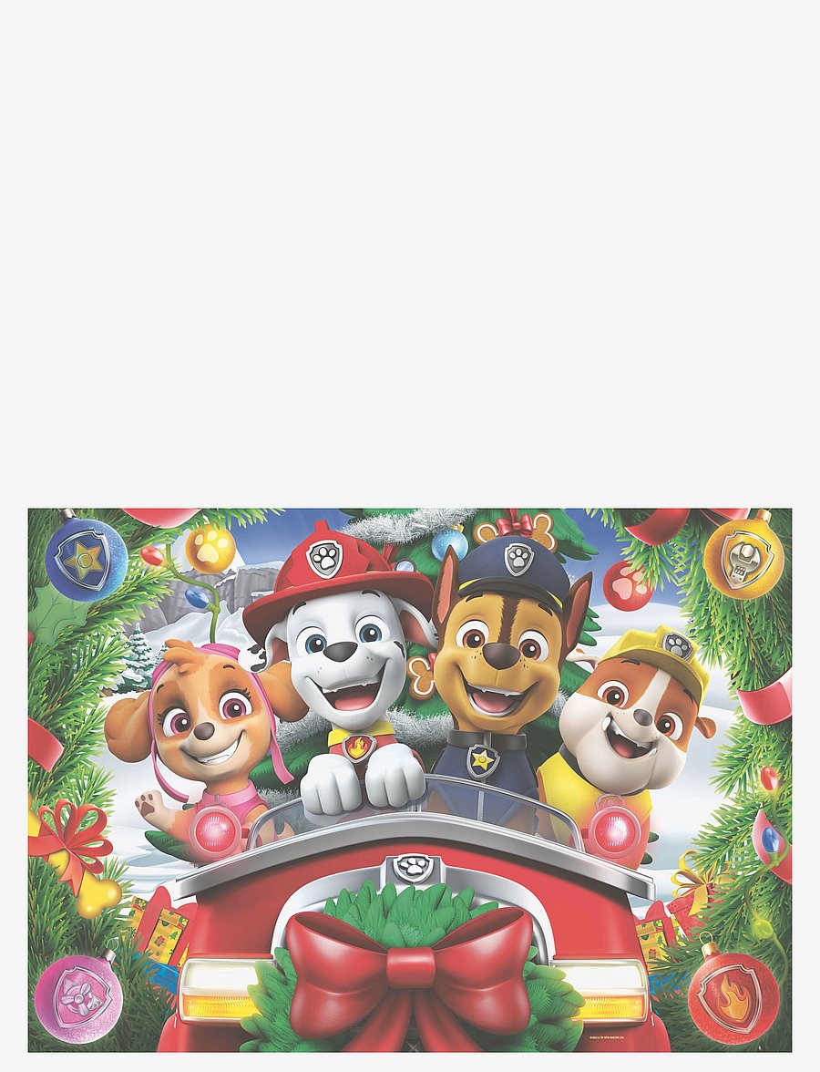 Ravensburger - Paw Patrol Christmas Giant 24p - klassísk púsl - multi coloured - 1