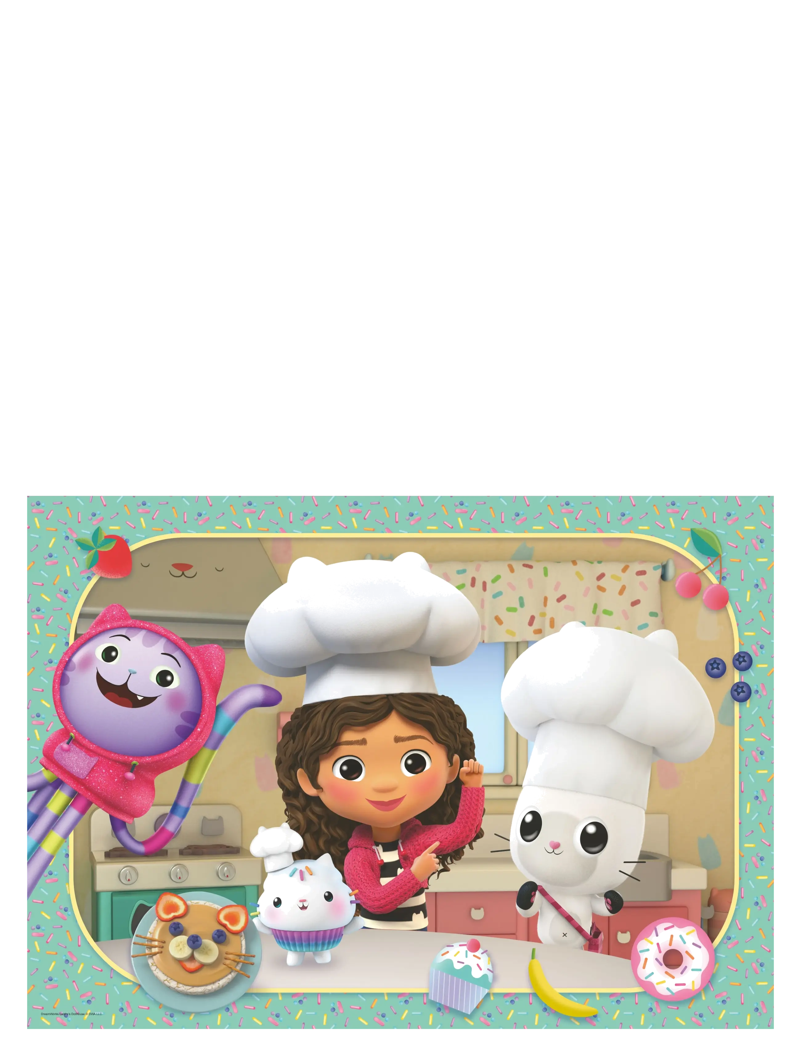 Ravensburger - Gabby's Dukkehus baker, stort gulv puslespill 24p - klassiske puslespill - multi coloured - 1