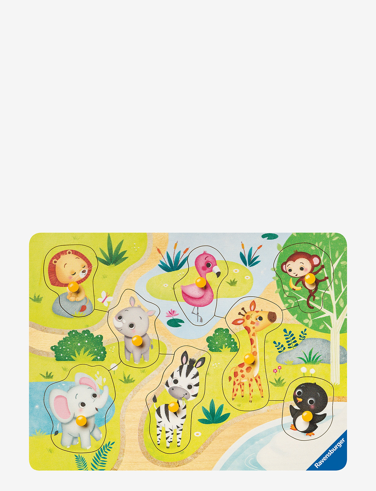 Ravensburger - Zoo Animals 8p - multi coloured - 0
