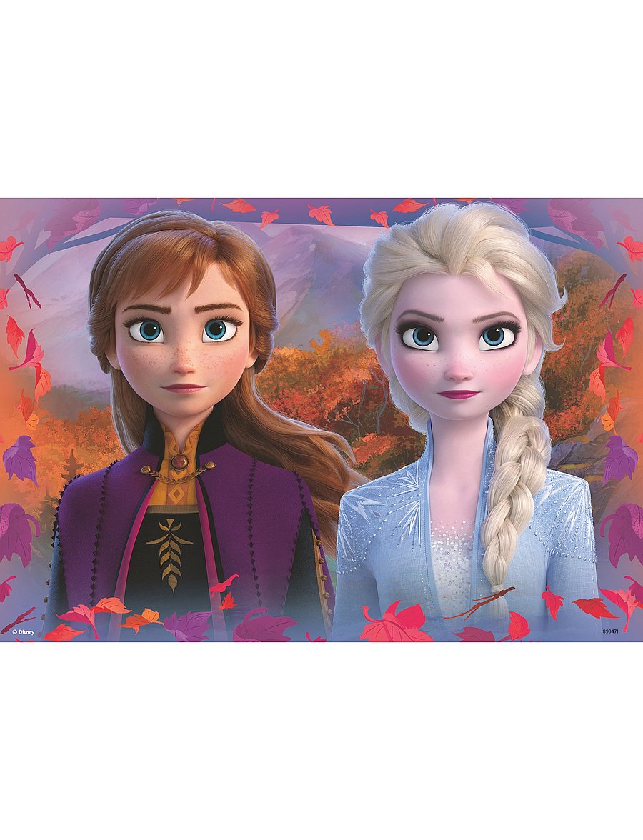 Ravensburger - Frozen 2 Journey Into The Unknown 2x12p - klassísk púsl - multi coloured - 0