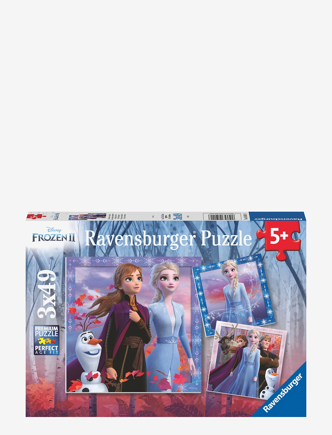 Ravensburger - Frozen 2 The Journey Starts 3x49p - klassiske puslespil - multi coloured - 1