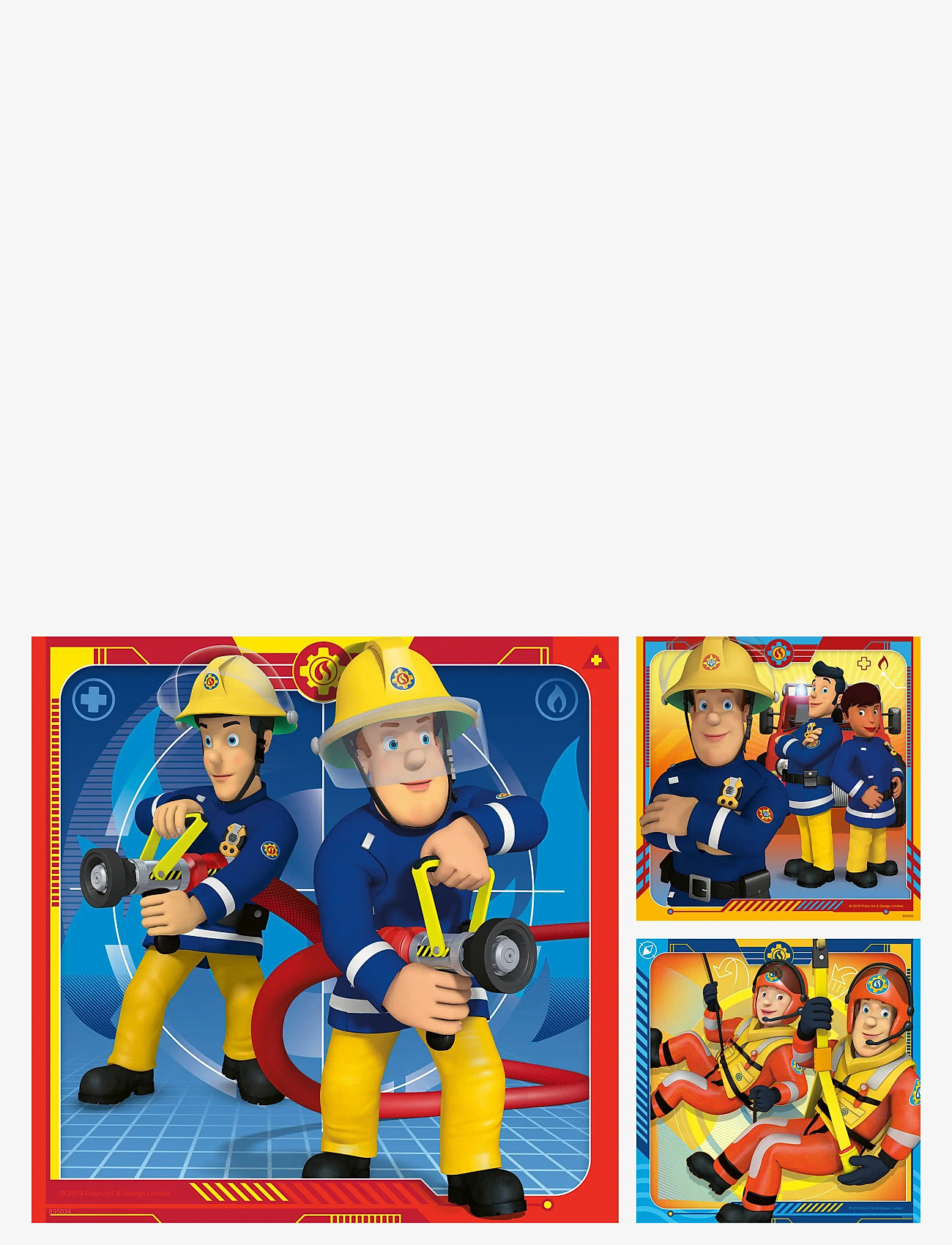 Ravensburger - Brannman Sam til unnsetning 3x49p - klassiske puslespill - multi coloured - 2