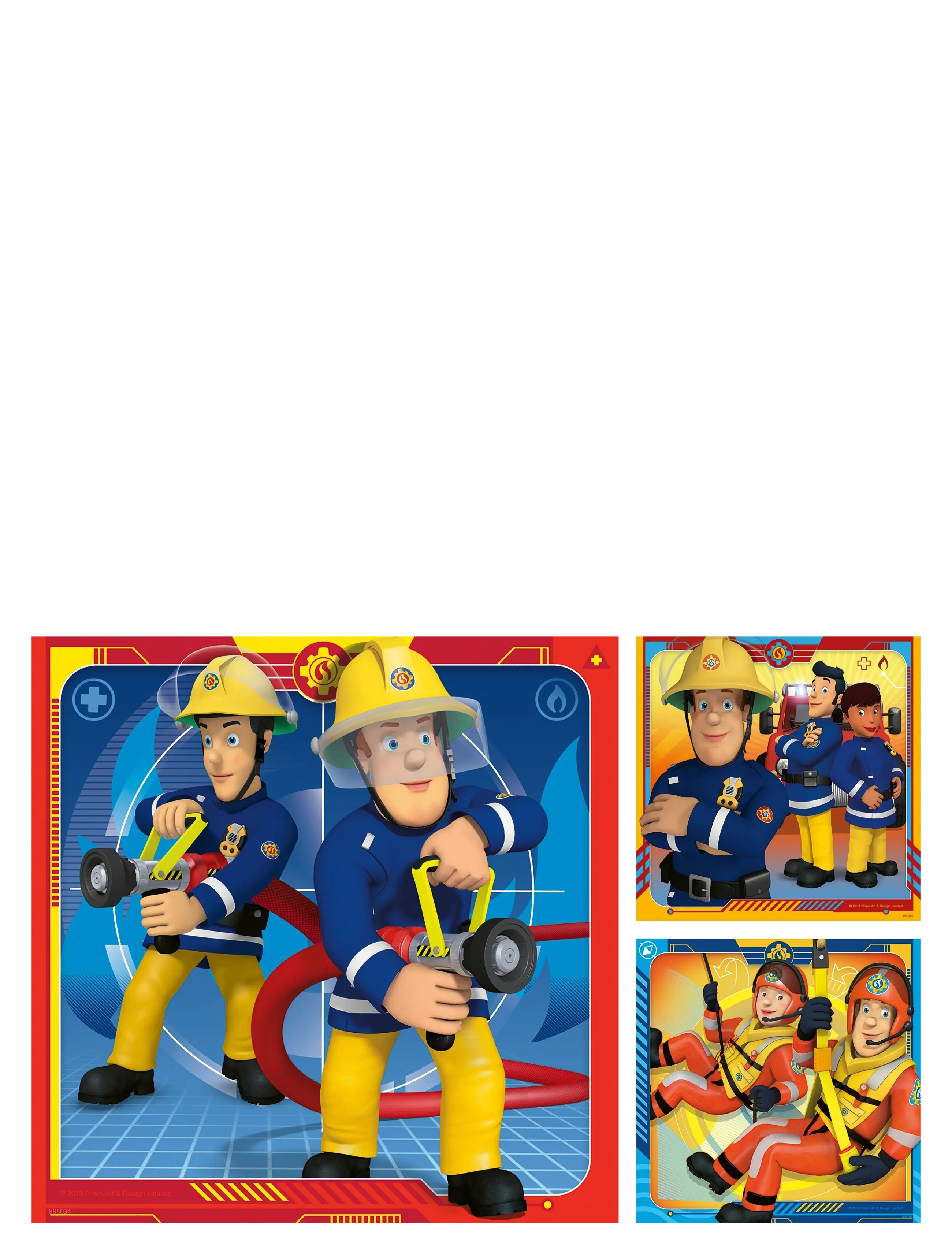 Ravensburger - Fireman Sam To The Rescue! 3x49p - klassísk púsl - multi coloured - 2